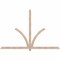 Ekena Millwork Redmond Smooth Timber Gable Bracket, Douglas Fir, 96"W x 64"H x 1 1/2"D x 3 1/2"F, 16/12 Pitch GBW096X64X0204RED00SDF - alternate 1
